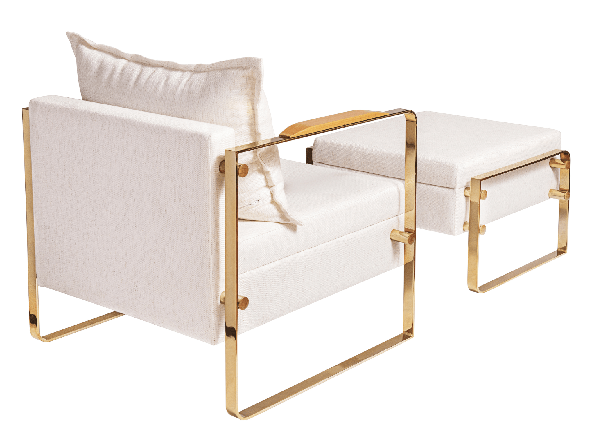 Poltrona Ari Com Puff