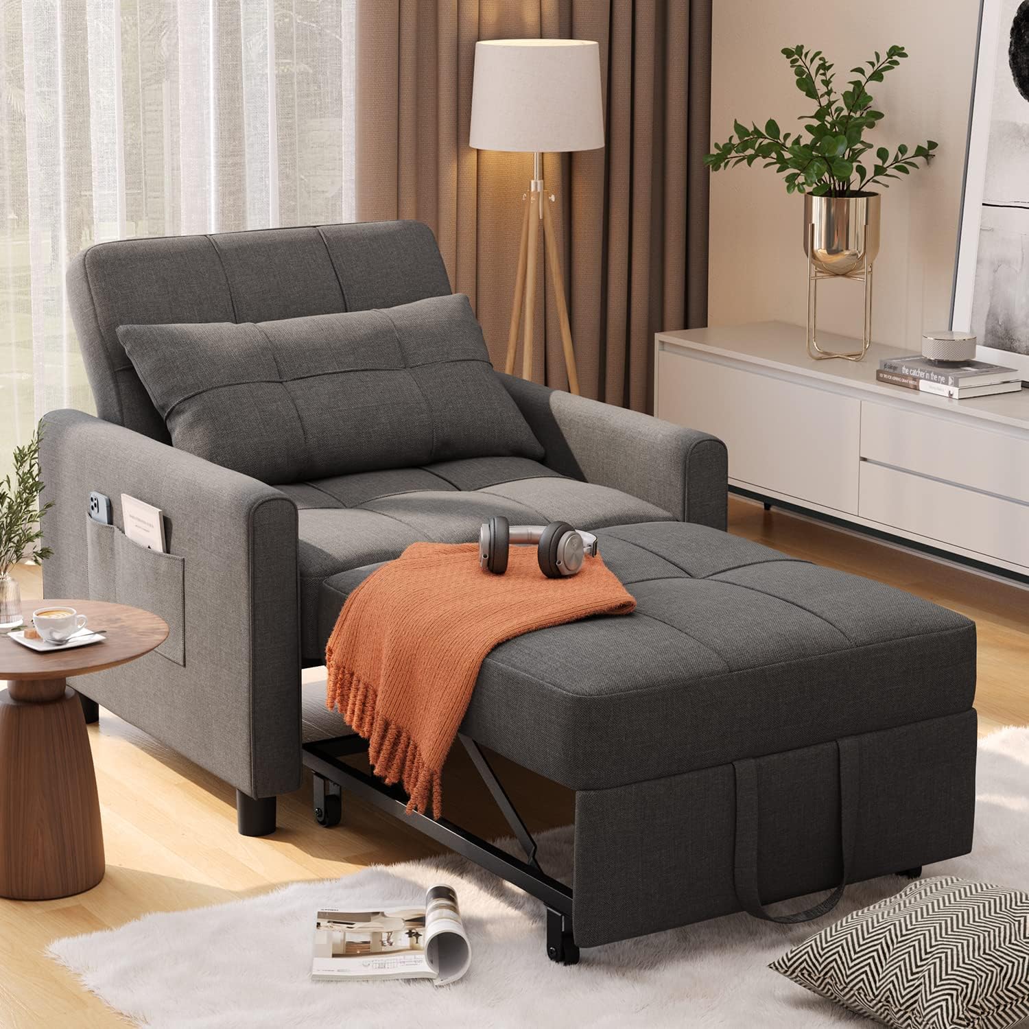 Poltrona-Cama Versátil Brooke™ – Design Inteligente e Conforto 2 em 1