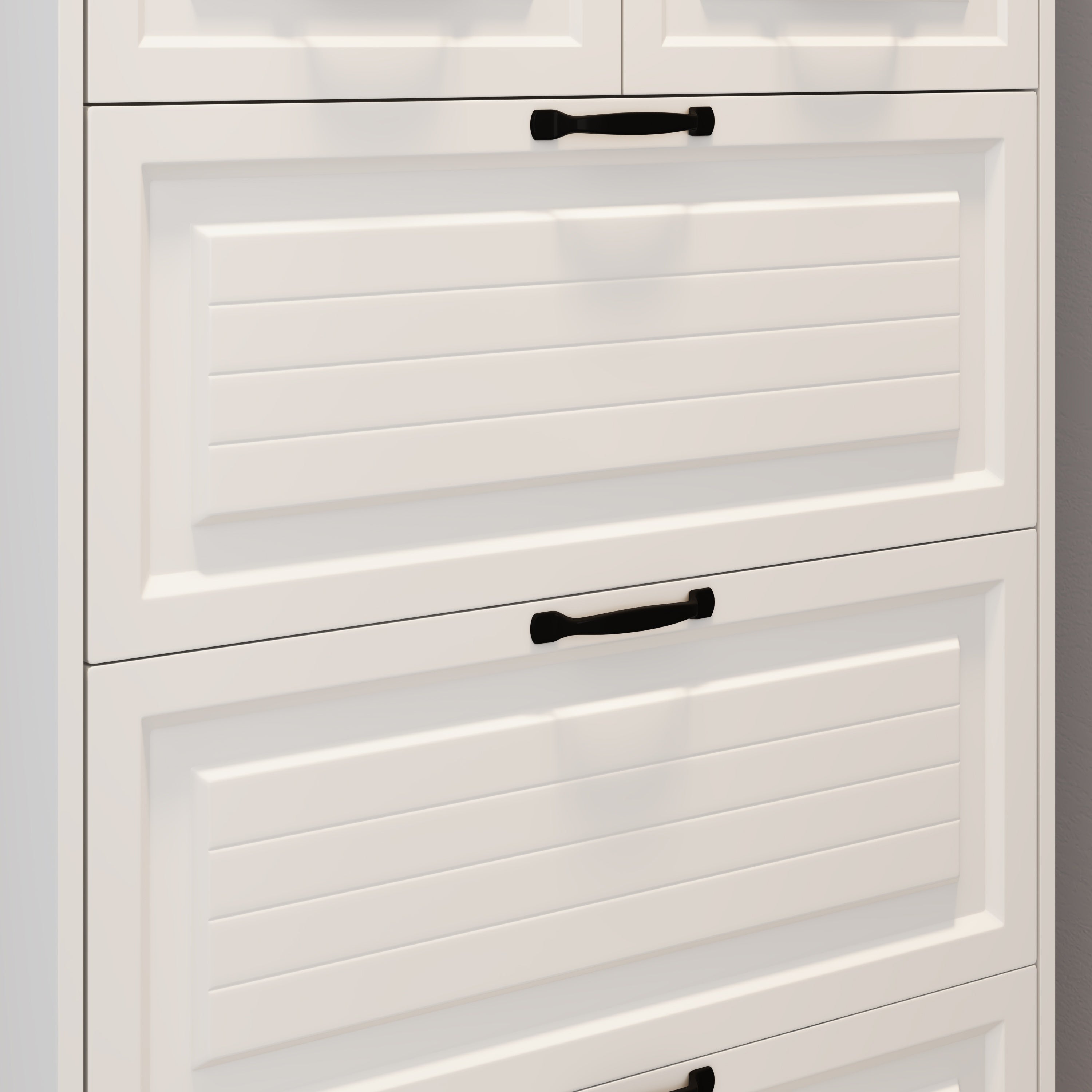 Armário de Sapatos - 3 Gavetas Basculantes 2 Gavetas com Cabide