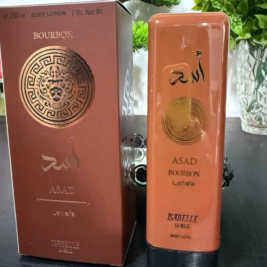 Combo Asad Bourbon Lataffa Eau de Parfum – 100ml – Masculino + Asad Bourbon Isabelle Hidratante- 200ml
