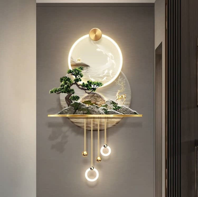 Luminária Bonsai LED 3D Home Design®️