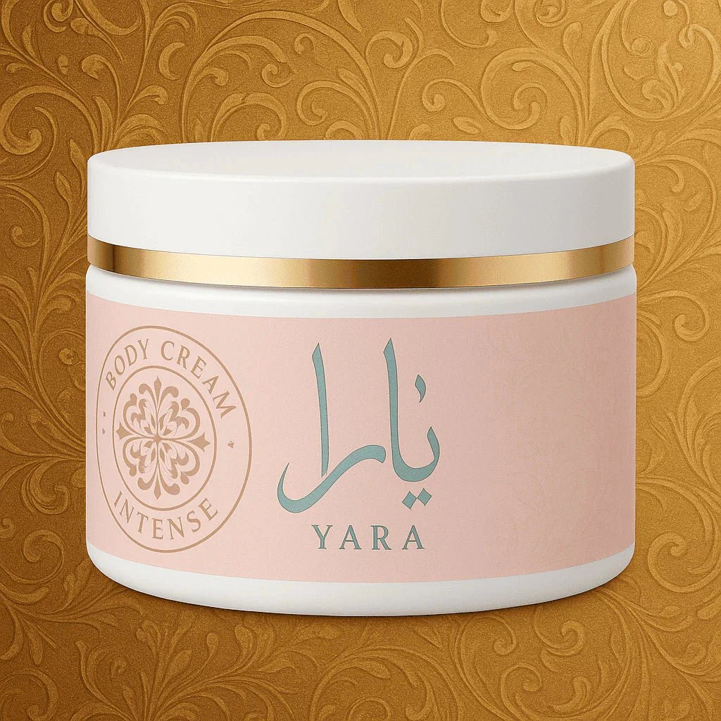 Creme Hidratante Corporal Árabe Asad, Yara, Fakhar Rose, Club de Nuit, Royal Amber, Sabah, Angel, Pote Grande 250ml