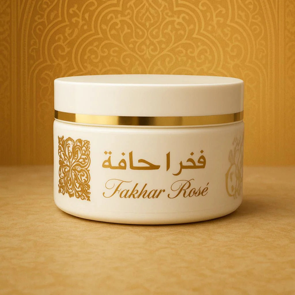 Creme Hidratante Corporal Árabe Asad, Yara, Fakhar Rose, Club de Nuit, Royal Amber, Sabah, Angel, Pote Grande 250ml