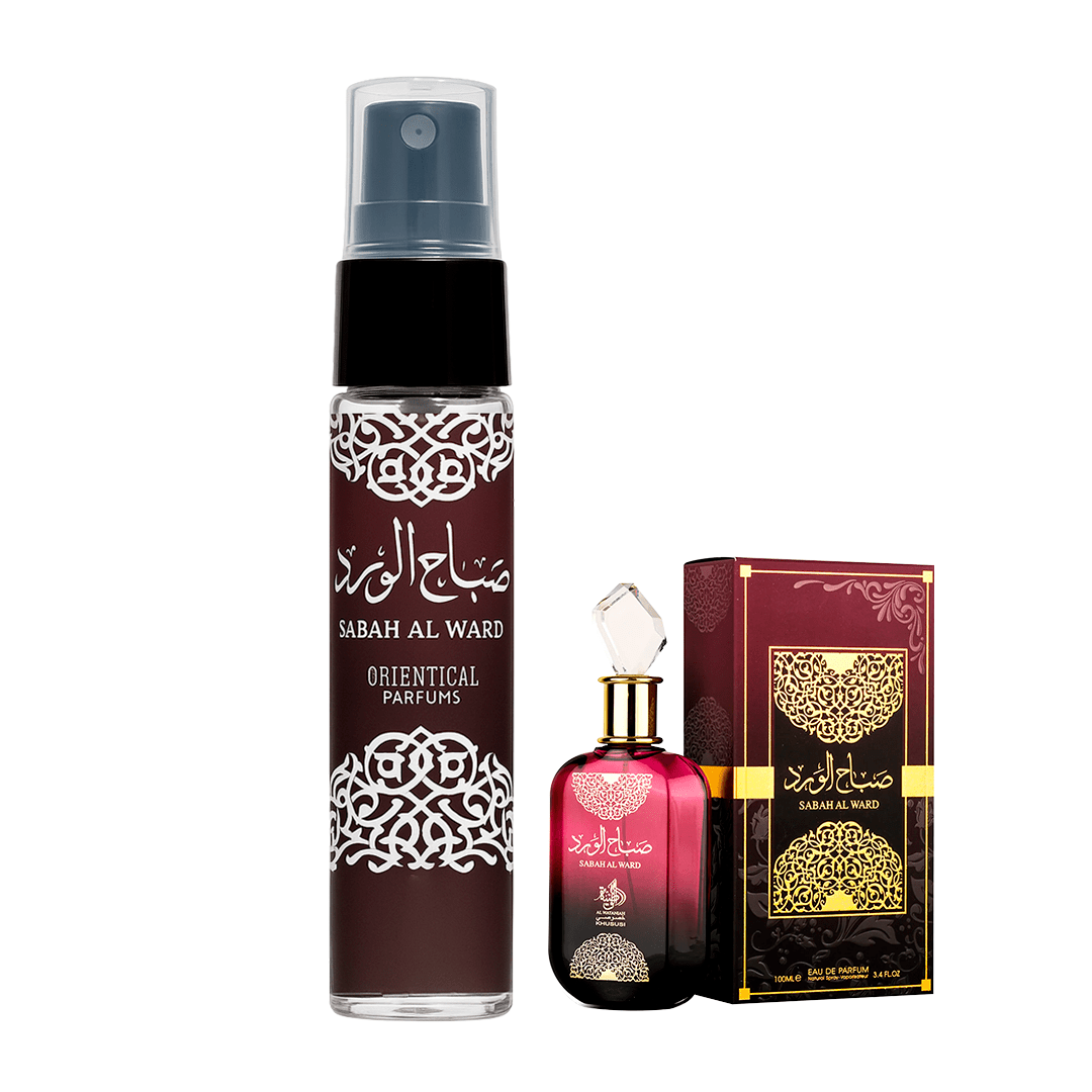 Perfume árabe Sabah Al Ward - Alta Fixação - 15ml